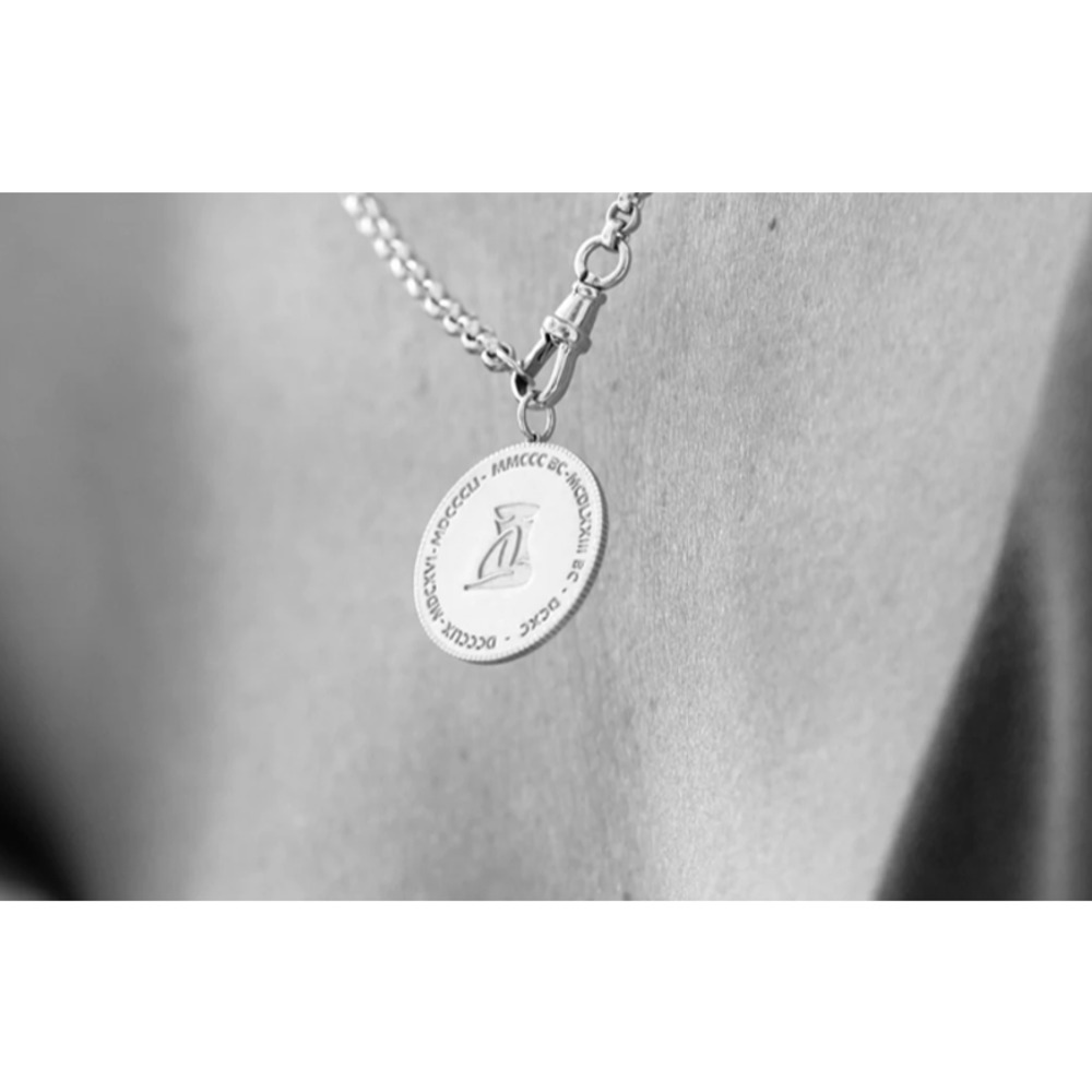 SOLD AuRate Femme White Vermeil Pendant Large